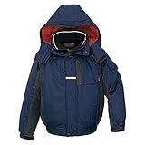 秋冬物 AITOZ アイトス 防寒ブルゾン AZ-6061 008ネイビー×ブラック L