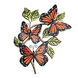 A Ting Glass & Metal Wall Decor, Butterflies