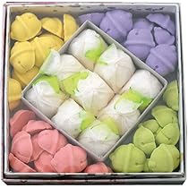 Amazon | 栗らくがん（落雁）16枚入り 2袋セット PSJBOX 信州の代表的