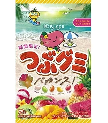 Amazon.co.jp: 春日井製菓 つぶグミ 80g×10個 : 食品・飲料・お酒