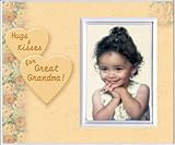 Hugs And Kisses for Great Grandma - Picture Frame Gift by Expressly Yours! Photo Expressions [並行輸入品]