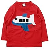 【秋冬物春対応】 CHEEK ROOM(チイクルーム) 製品洗い加工済み42/2天竺飛行機長袖Tシャツ 80cm/RE NO.B-470270