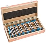 Roman Carbide DC1916 Carbide Forstner Bit Set, 5/16-Inch to 2-1/16-Inch, 15-Piece [並行輸入品]