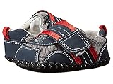 [ペディペド] pediped Adrian Original (Infant) シューズ Navy/Grey/Red LG (18-24 Months) - M [並行輸入品]