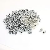 uxcell メタル　ランプ　ホルダー　全長 12 mm LED径: 3mm ２００個