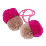 everbloom studio #90P Pompom hair band(2 pack)fus/lav