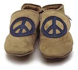 【英国製カーフレザーベビーシューズ】≪ピースベビー　peacebaby/sand Mサイズ ≫