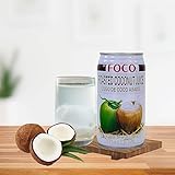 FOCO ローストココナッツワォーター350ml 1本・Roasted Coconut Water・Nước dừa nướng (5缶)