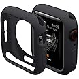対応Apple Watch SE/SE2/6/5/4 40ｍｍ専用ケース アップルウォッチシリーズ 6 スクラブカバー シンプル シリコン材質 TPU素材 擦り傷防止 防衝撃 全面保護 Apple Watch 4 保護カバー（ブラック｜Apple W