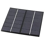 DealMux DC 6V充電器2.5W長方形省エネ、太陽電池パネルモジュール115x130mm