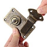 アンティーク調 ボックスラッチ ハスプ 装飾ジュエリー小物　木箱掛け金　ネジに付き 装飾 手芸 手作り パーツ 金具