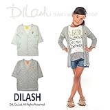 (ディラッシュ) DILASH盛夏'16/7分袖ロングカーディガン 100 アイボリー