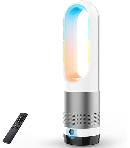 Amazon | FUXNGZI セラミックヒーター【羽なし&1台で四季を