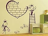 Pop Decors PT-0107-Vb Beautiful Wall Decal Love House [並行輸入品]