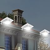 【New Version PIR Sensor】GMFive 4 LED PIR Sensor Motion Waterproof Solar Powered Outdoor Garden Fence