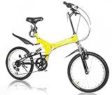 AIJYU CYCLE<前後サスペンション付>折りたたみ自転車 20インチ シマノ6段変速ギア...