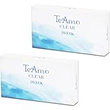 コンタクト コンタクトレンズ 2week 14.2mm TeAmo CLEAR 2week 2ウィーク 6枚入り ティアモ_-3.00