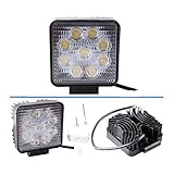 ILS - 4 Inches 27W LED Work Light Flood Beam Off Road Lamp Truck Light