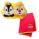ディズニー ポケモン ピカチュウ ふわふわ ブランケット in クッション ひざ掛け ベビー毛布 fo-bm01 チップとデール