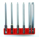 新しいトルクスビットセット 6 pc TX 10 ～ 40 、長 - 3.3/4 」 95 mm - スイス製