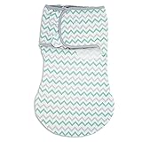 Summer Infant社製 [スワドルミー ベビー おくるみ ねんね] TealGreyChevron【L-54840】ステージ3【L】