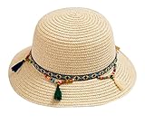 ベージュベイビーサンハット、女の子ビーチストローハット、ビーチハット