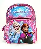 Disney Frozen - Large 16" Backpack - Snowflakes [並行輸入品]