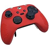 OSTENT ケースカバー ソフトプロテクティブ シリコンラバー スキンMicrosoft Xbox One Elite コントローラー用 (Red)