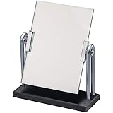 HORIUCHI MIRROR 【メイクがしやすい卓上ミラー】 スタンドミラー S ブラック 化粧鏡 卓上鏡 オシャレ 角度調整自在 インテリア リビング空間に馴染む メイクミラー 日本製
