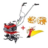 [メンテナンス3点セット付き]ホンダ耕運機 プチな ニューイエロー培土器＋イエロースパイラルローター450セット