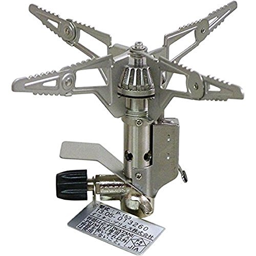 プリムス 153ウルトラバーナーのX字ゴトクと高出力バーナーヘッド