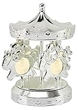 Lesser and Pavey - Little Treats Silver Plated Musical Carousel Photo Frame (20.6 cm) by Lesser and 