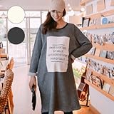 授乳・マタニティウェアロング丈授乳ワンピース SOD8002 FREE(フリー) IVORY(アイボリー)