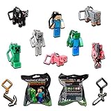J!NX Minecraft Toy Action Figure Hanger Set Kingfansion (3-Inch 10-Piece) Series 1, Model: , Toys & 