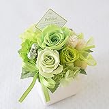 花由 プリザーブドフラワーパレット 8月ペリドット【7月15日以降のお届け】