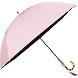 Wpc. 日傘 UVO（ウーボ）8本骨 無地タッセル ピンク 長傘 55cm【遮光率100% ・UVカット率100%・UPF50＋・遮熱効果・晴雨兼用】レディース 熱中症 対策 内側 黒色 ラミネート バンブーハンドル 大人 焼かない 通勤 通学 お