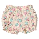 スイーツ柄カバーパンツ アイボリー F