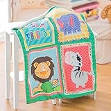 Kid 's動物Softy Throw 29 " x 39 "