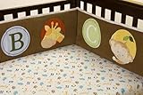 Kids Line Fitted Crib Sheet: Peek-a-boo Pals by KidsLine