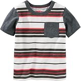 OSHKOSH(オシュコシュ) ストライプカラーブロックポケットティ ストライプ トップス半袖Tシャツ 24ヶ月【並行輸入】