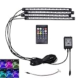 Rayhoo Full Kit Computer RGB 4pcs 22cm LED Light with Multi Function RF Remote Controller for Deskto