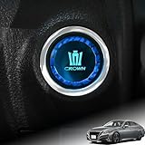 Kurtz トヨタ クラウン CROWN 210系 220系 車種専用 プッシュスタート スタートボタンカバー 車内用品 ABS素材 内装パーツ カー用品 水晶風専用設計 アクセサリー クリスタル エンジンスタートカバー 純正交換 取付簡単 1個セット