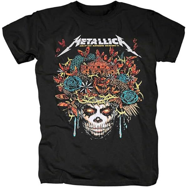 Amazon | [against] ロックTシャツ Metallica メタリカ 蛇 L