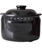 Amazon | 【公式shop限定】 カマノ 土鍋炊飯器 4合 ブラック SY-153-4