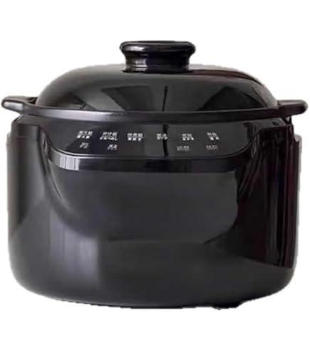 Amazon | 【公式shop限定】 カマノ 土鍋炊飯器 4合 ブラック SY-153-4