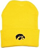 クリエイティブニットウェアアイオワ大学ホークアイズ新生児ニットキャップ カラー: ゴールド