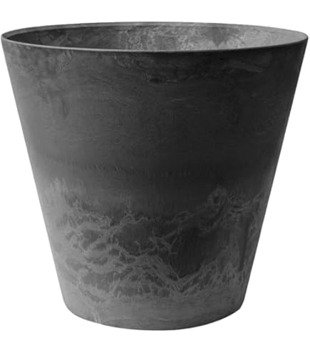 Amazon | 植木鉢 大型 コルテス ラウンド M 40 グレー | 鉢