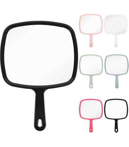 Amazon.co.jp: 手鏡 大きめ 化粧道具 メイクミラー ハンドヘルド 化粧