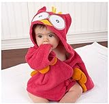 Next Step 子供 赤ちゃん ベビー キッズ バスローブ ガウン フード ふわふわ もこもこ 長袖 可愛い 暖かい おしゃれ オールシーズン フクロウ シャーク シャーク カバ ライオン フラワ