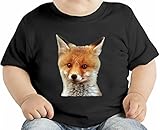 Cute Baby Fox オーガニックベビーTシャツ 12 - 18 Months